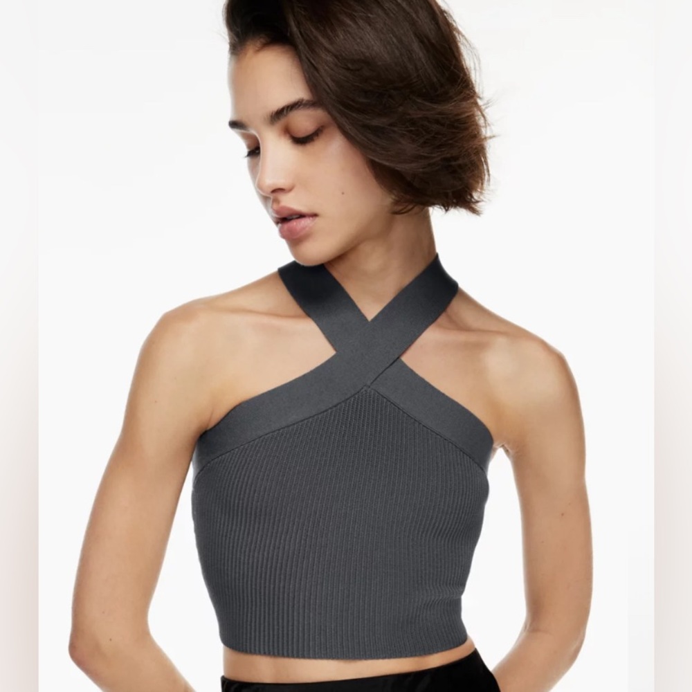 Aritzia Babaton Sculpt Knit Crop Top